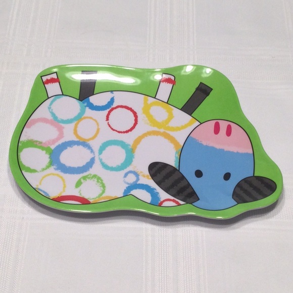 Lamb Shaped Children’s Durable Plastic Plate - Picture 3 of 3